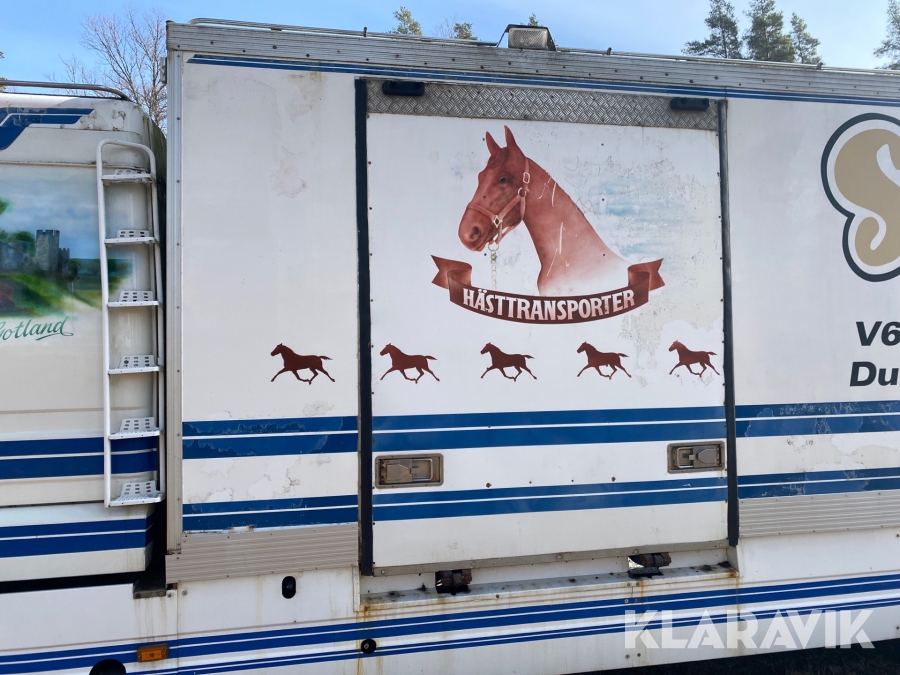 Hästlastbil Scania R143 ML 6X2L