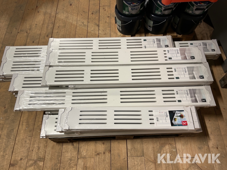 Fönsterbänk Lundbergs Linda vitlackad mdf