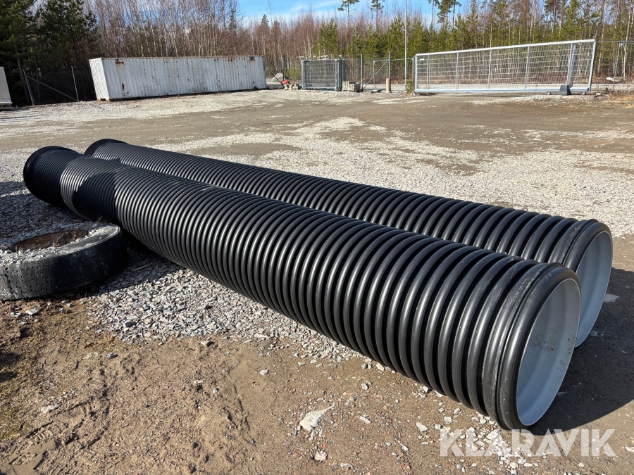 Vägtrummor DN 600 683 x 6000 mm Inkl muff och gummiring 2 st