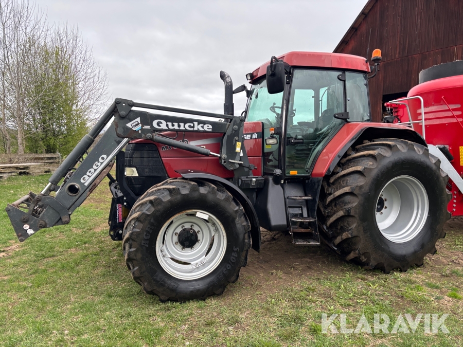 Traktor Case Maxxum 110 med lastare och skopa