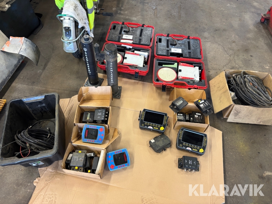 Styrsystem / Maskinstyrning Leica / Microdigger 4st 3d / 2d