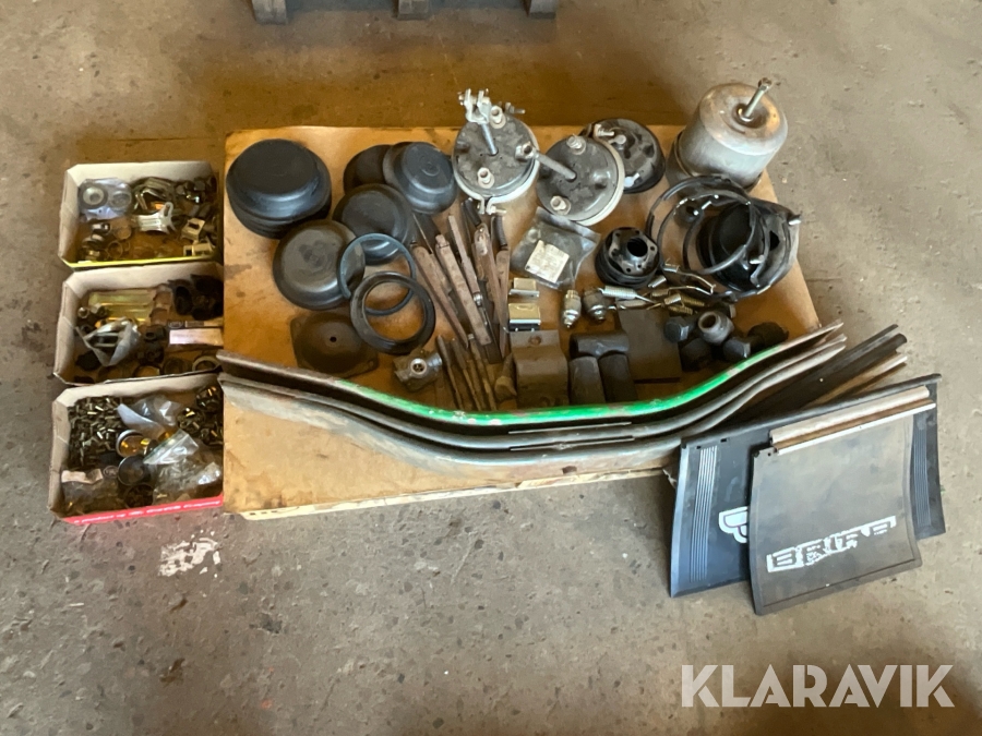 Diverse reservdelar bromsdelar