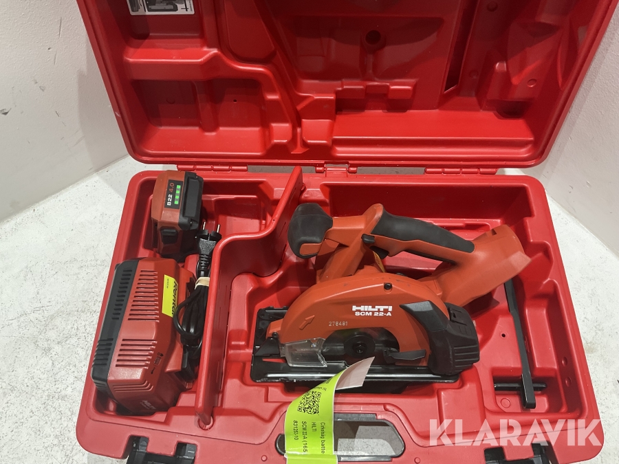 Cirkelsåg batteri Hilti SCM 22-A