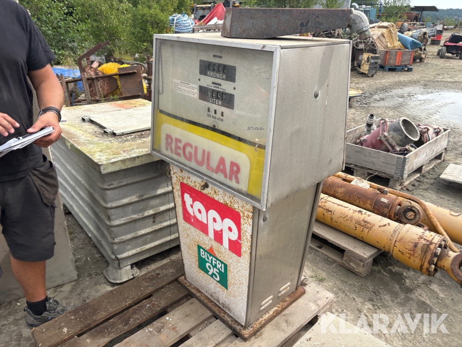 Bensinpump Shell Regular Tapp med pump