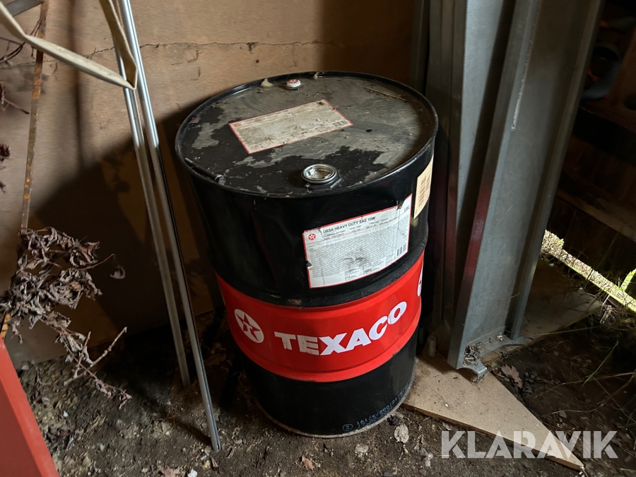 Motorolja Heavy Duty Texaco, Enköping, Klaravik auktioner