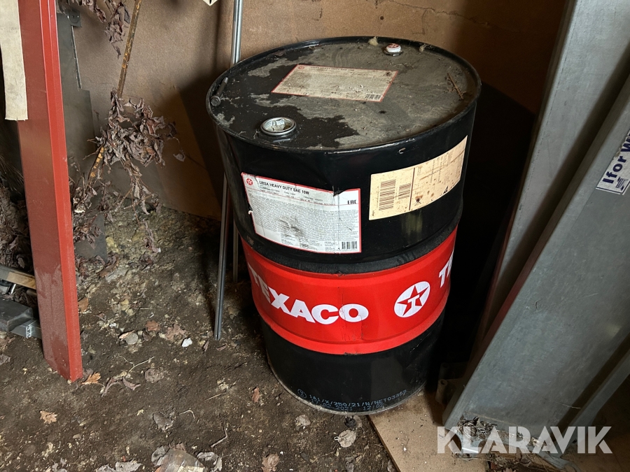 Motorolja Heavy Duty Texaco, Enköping, Klaravik auktioner