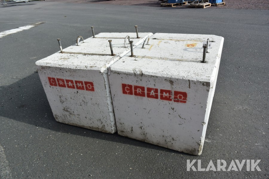 Betongvikter 2 styck Gjut AB betong