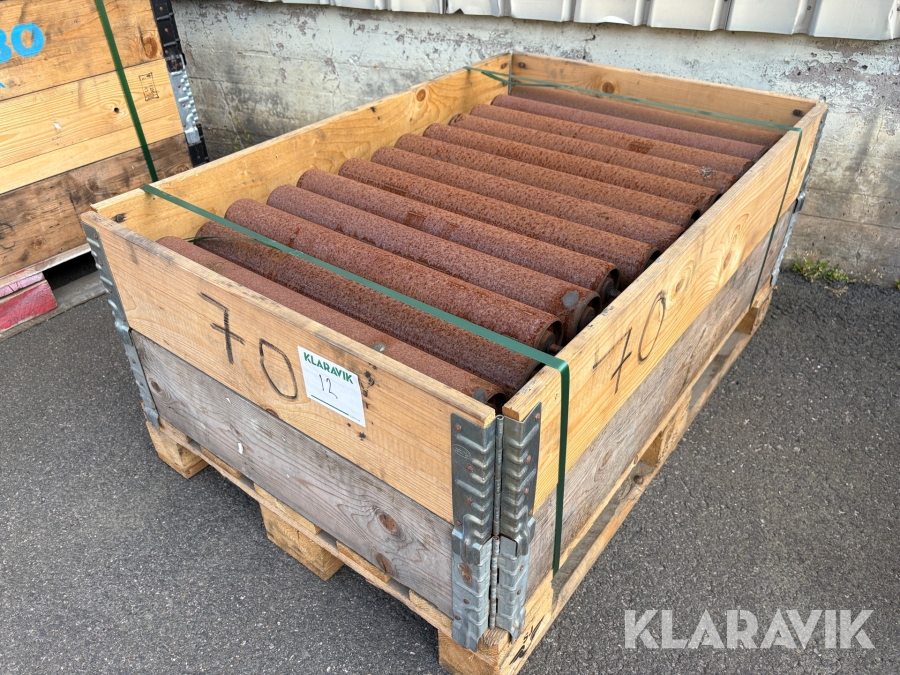 Rullar till transportbana 1st pall