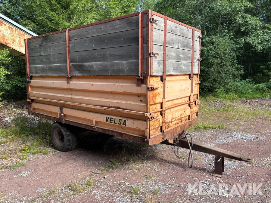 Spannmålsvagn Velsa med tipp