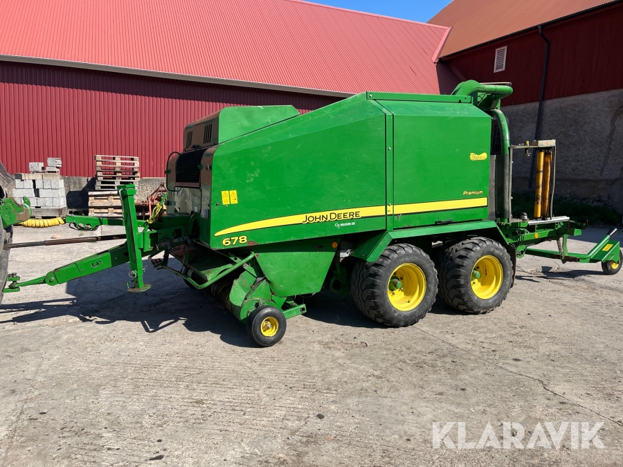 Rundbalspress John Deere 678 Premium
