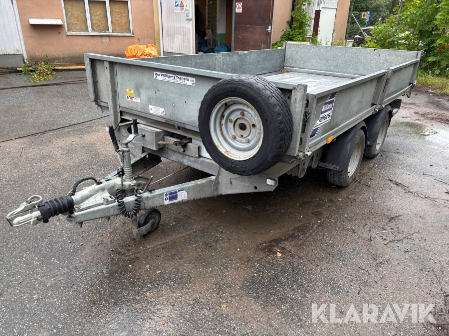 Personbilssläp tippbart Ifo TT med eldriven tipp