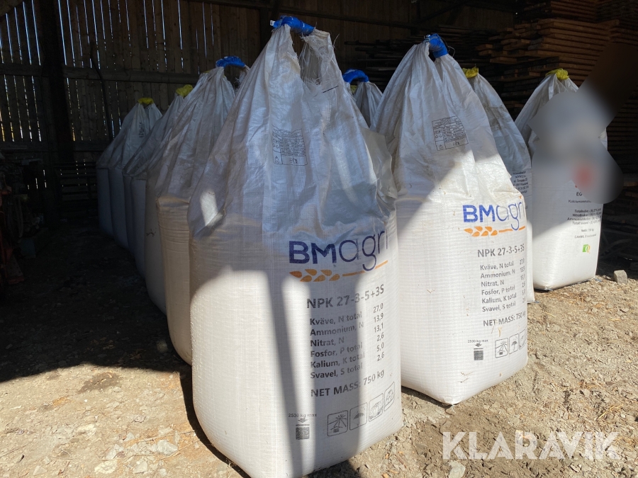 Gödning Npk 27-3-5+3S 3000 kg