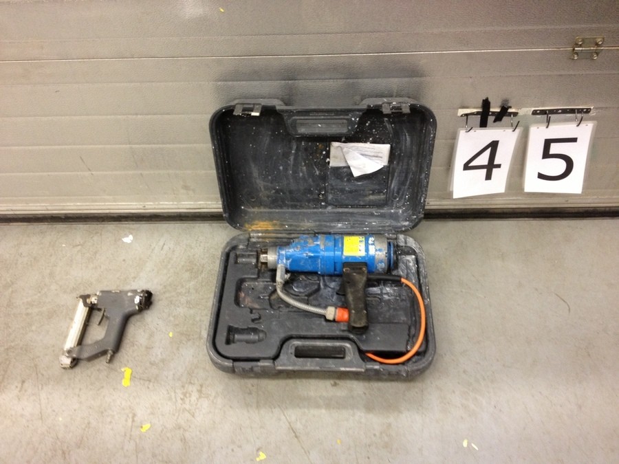 KÄRNBORRMASKIN EL & PINNSPISTOL LUFT