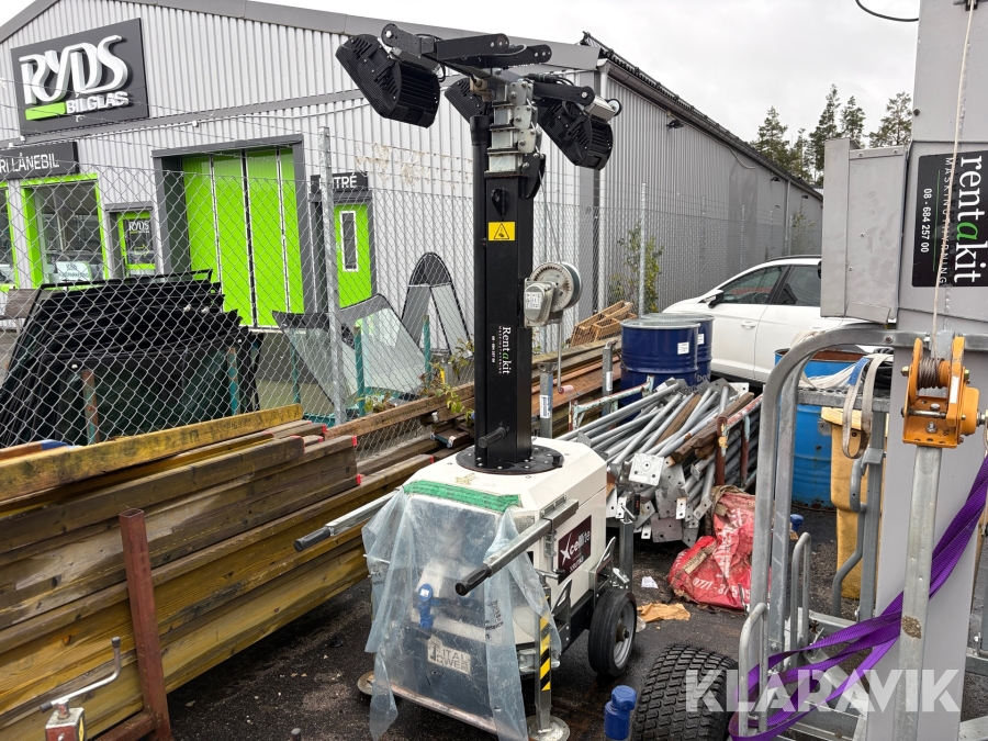 Belysningsmast Ital Tower Xcellite LED 4x150W