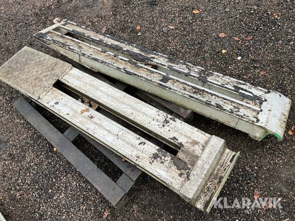 Lastramper 2 st, aluminium