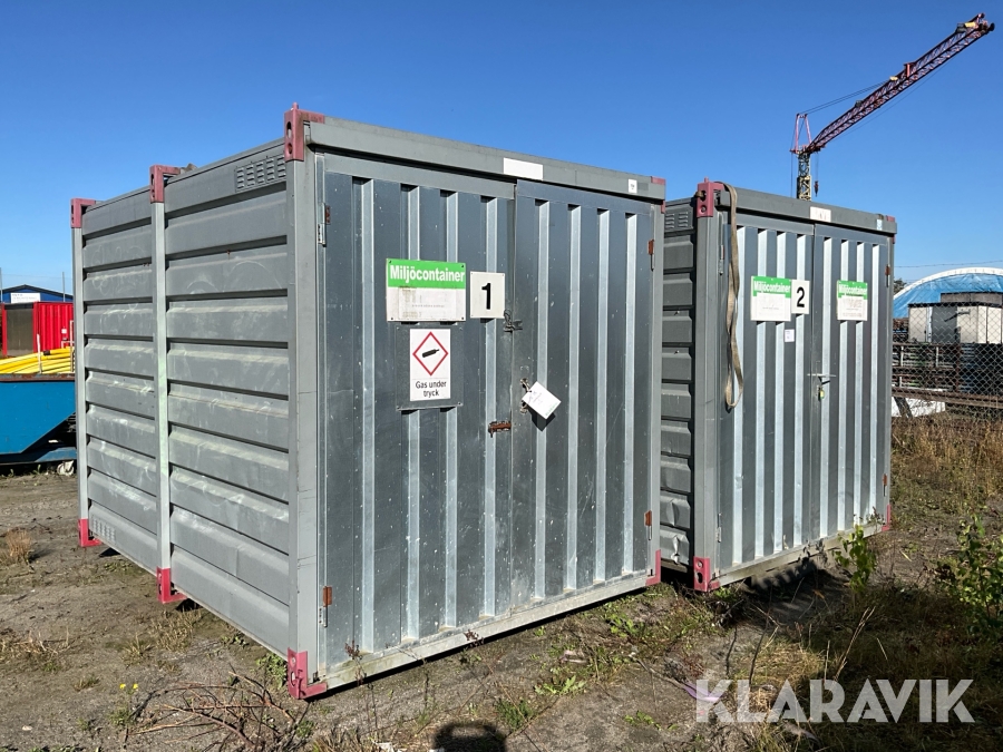 Miljöcontainer Okänt Märke Och Modell 2st