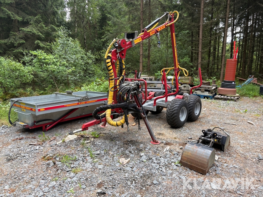 Griplastarvagn Kranman T1750 4WD