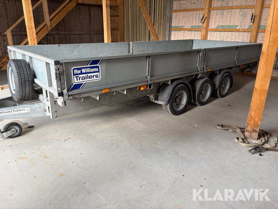 Personbilssläp Ifor Williams LM 166