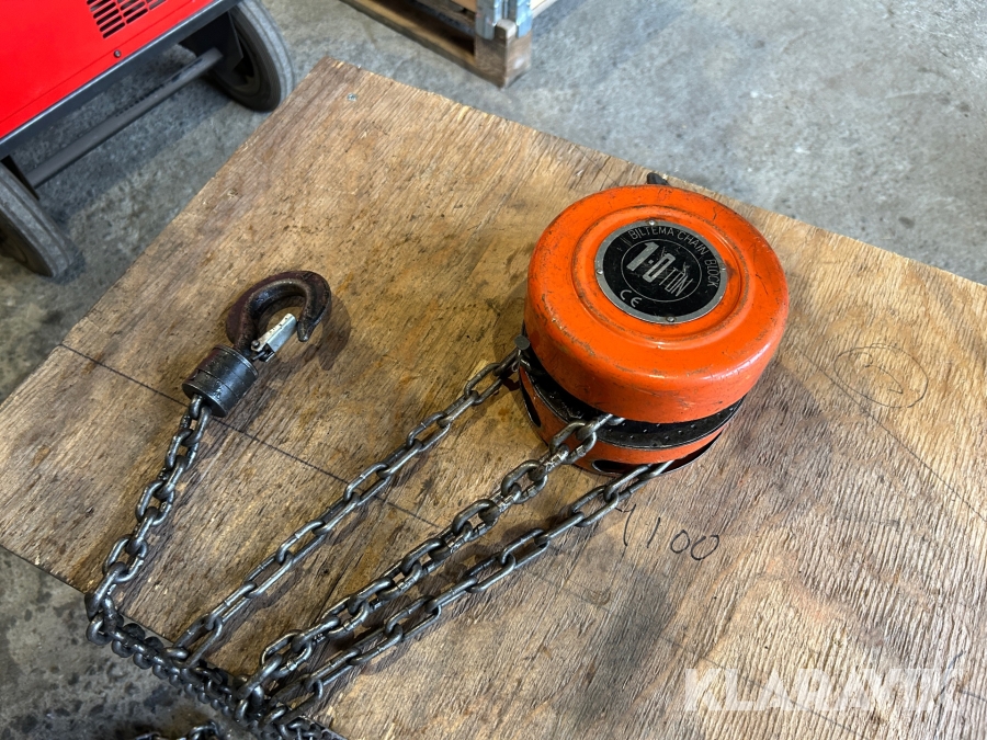 Kedjeblock Biltema 1 ton