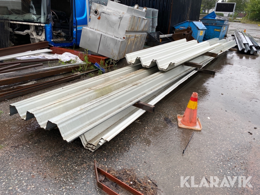 Plåt självbärande ca 120 kvm
