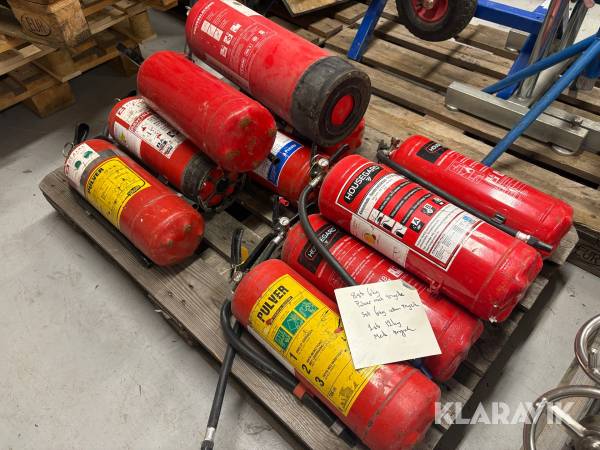 Brandsläckare 11 st