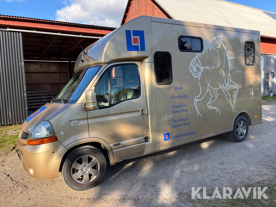 Hästtransport Renault Master DCi 150