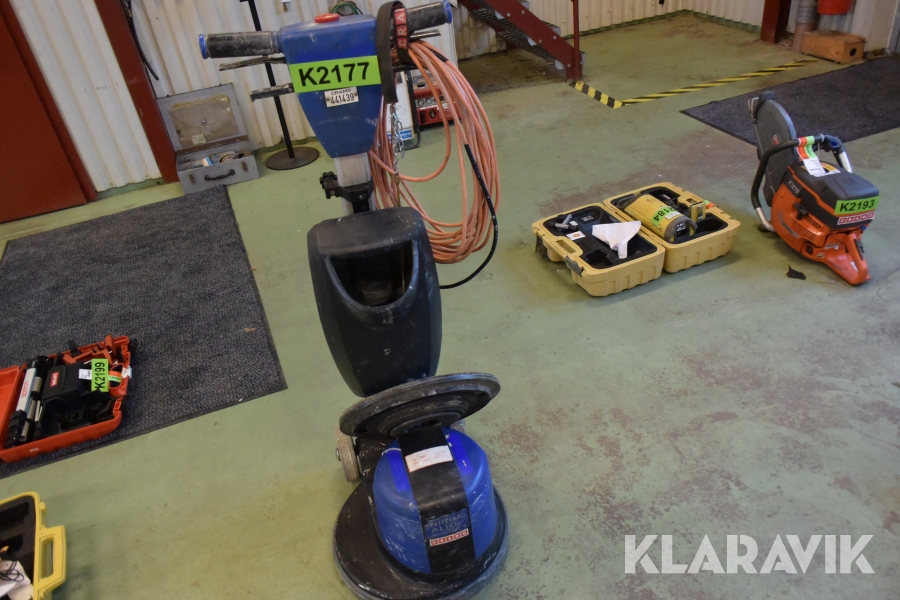 Polermaskin golv Nilfisk Spintec 433 el 230 volt