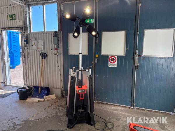 Belysningsmast Milwaukee MXF TL-601