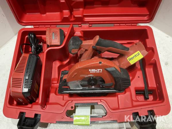 Cirkelsåg Hilti SCM 22-A batteri