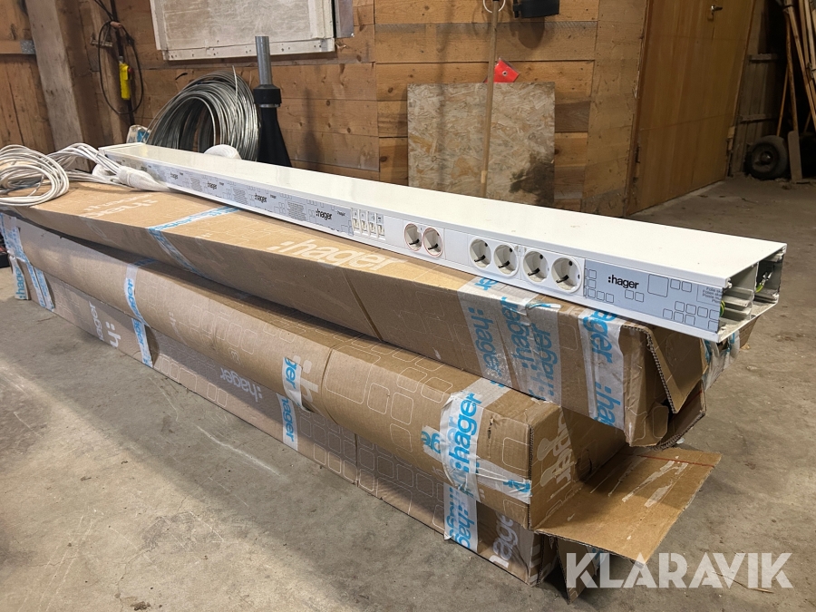 Projektstav/ elkanal. Hager