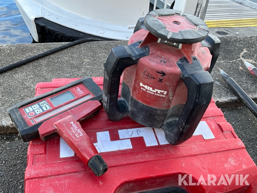 Rotationslaser Hilti PR 300-HV2S med Hilti PRA 83