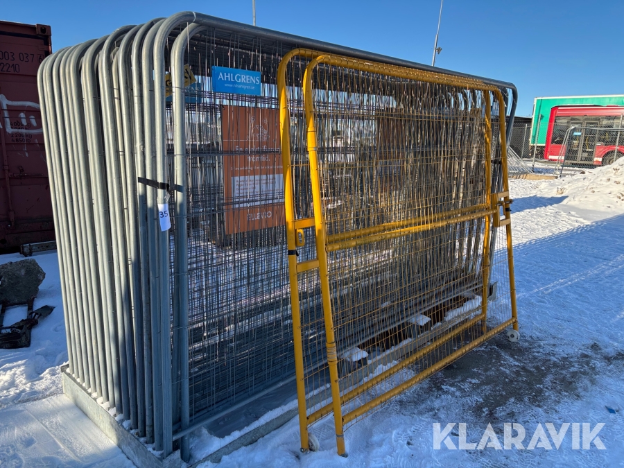 Paket med byggstängsel Nils Ahlgren 3,50m