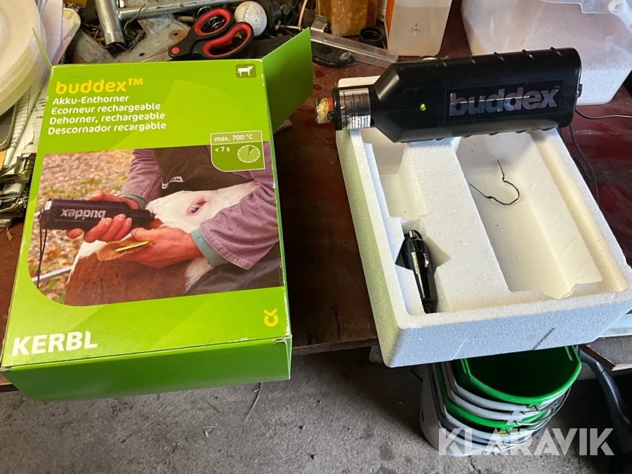 Decornatore Elettrico Kerbl Buddex - A Batteria, Riscaldamento A 700&deg;C In 4 Secondi, Per Animali