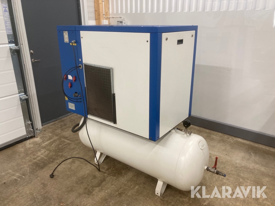 Skruvkompressor Fiac Rsd15/300 med tork