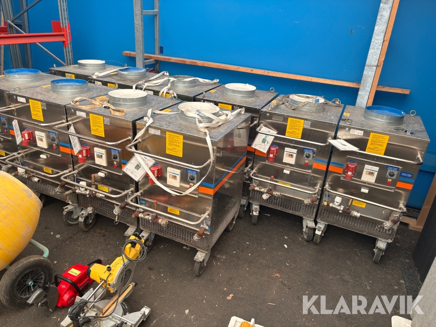 Hetvattenvärmare OBM Airco 4 10 st