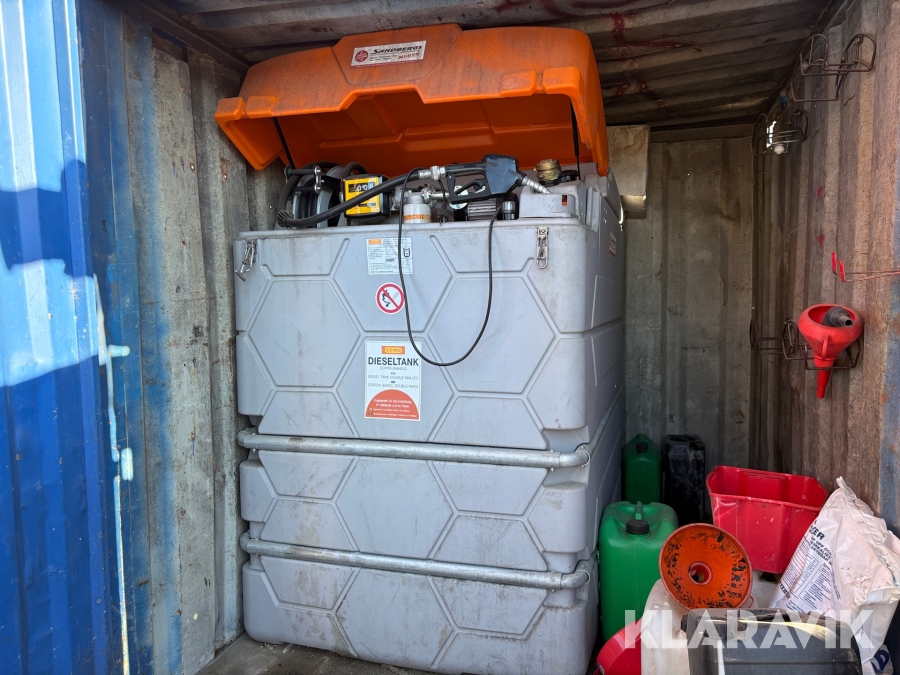 Dieseltank Cemo Cube tank 2500 liter