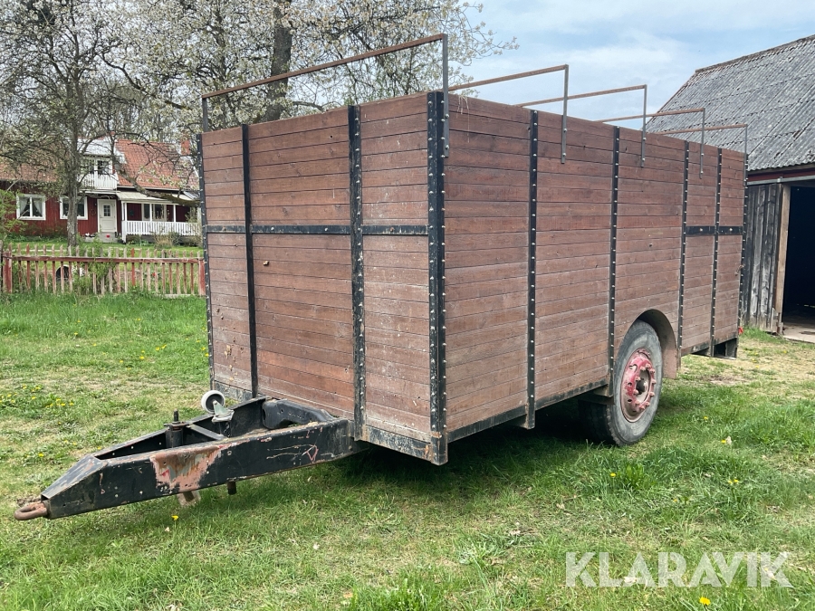 Djurvagn byggd på lastbilsram