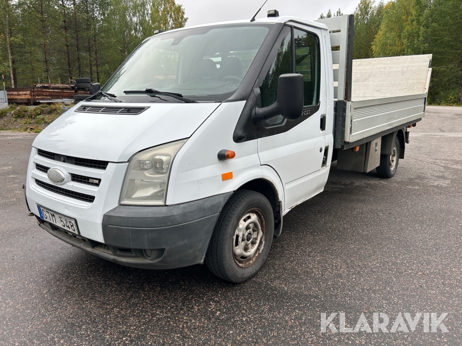 Flakbil med bakgavellyft Ford Transit