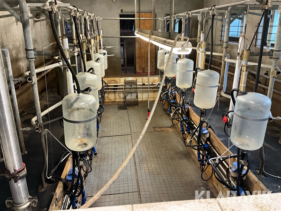 Mjölkgrop SAC UNICO2 fiskbensstall 2x5 platser.