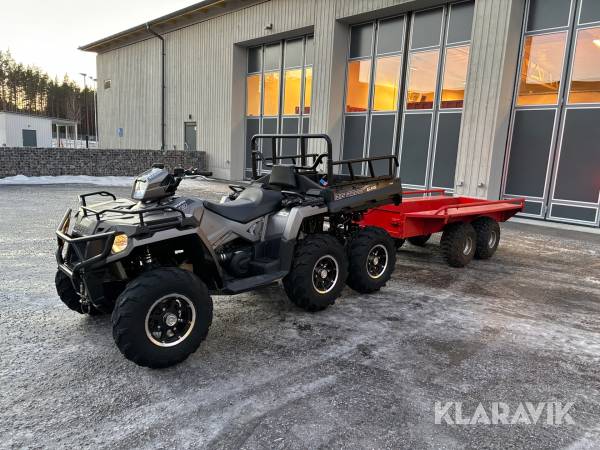 Polaris Sportsman 570 6x6 med vagn