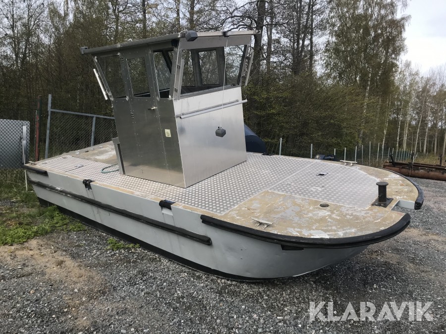 Arbetsbåt aluminiumbåt jet  okänt 
