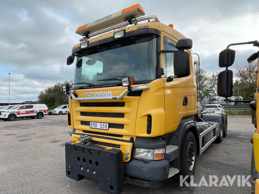 Lastväxlare Scania R420 6x2 11.7 Manuell med plogutrustning