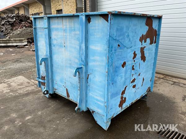 Container 4,5 m3, öppningsbar på hjul Stora BM