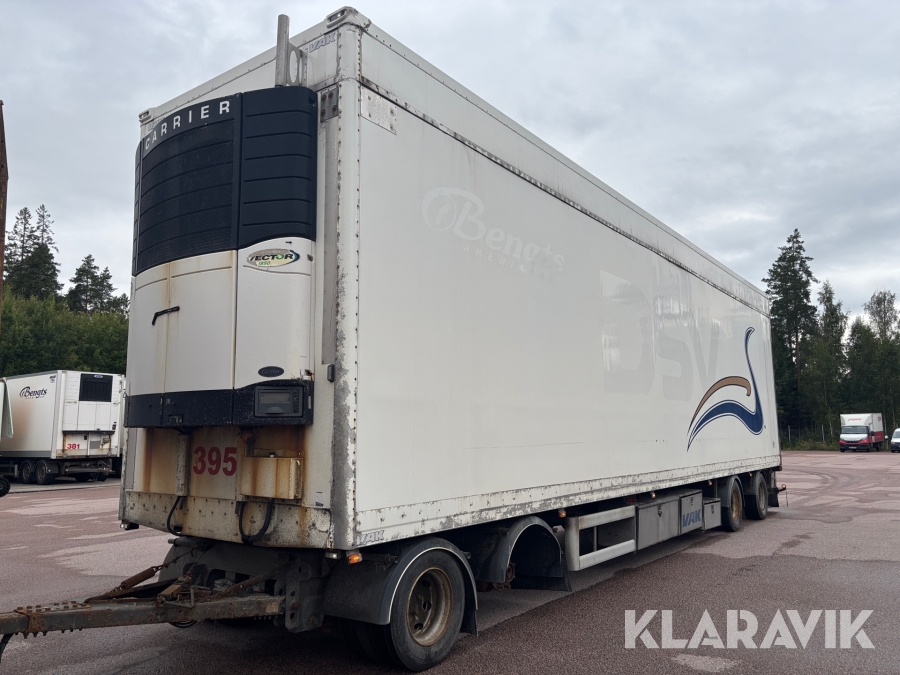 Släp VAK V-4-40 dubbelplanare