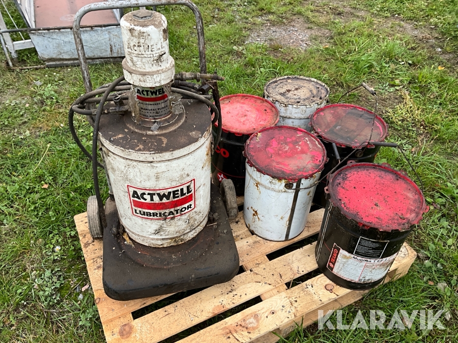 Fettspruta tryckluftsdriven Actwell