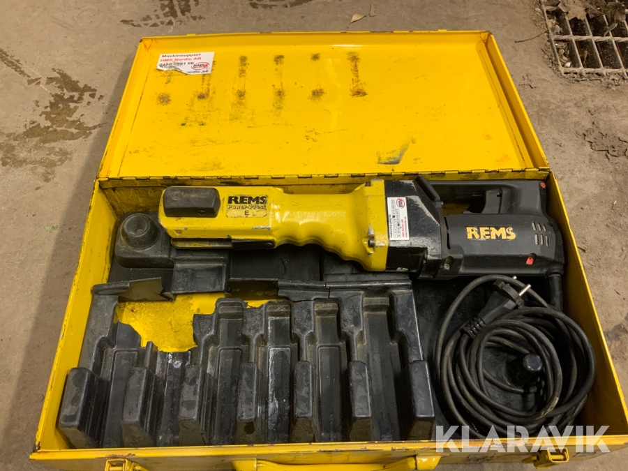 Pressmaskin maskin VVS Rems Power press E