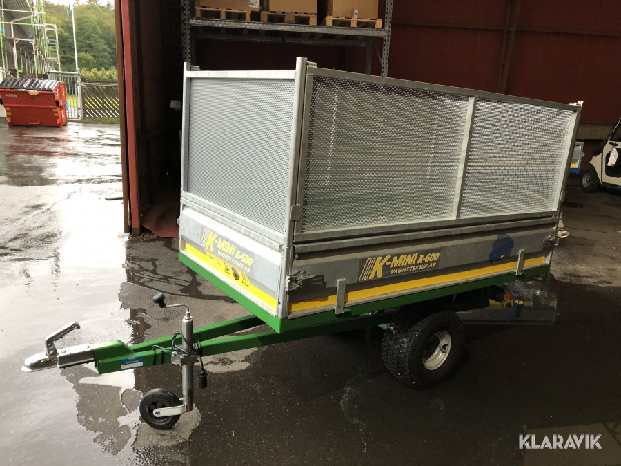 Släpvagn K-vagnen K-mini K-600 -18 med tipp