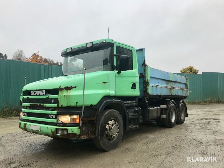 Lastbil Scania T124 tandemdrift
