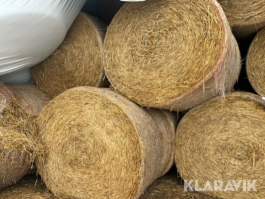 Råghalm 20 st rundbalar