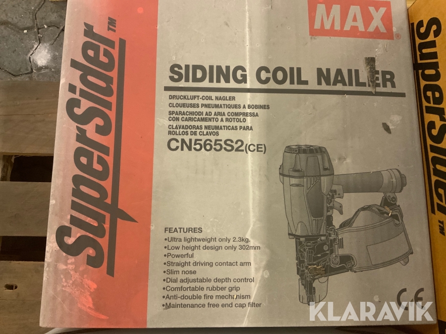 Spik- & Bultpistol Supersider Max CN565S2 7 stycken